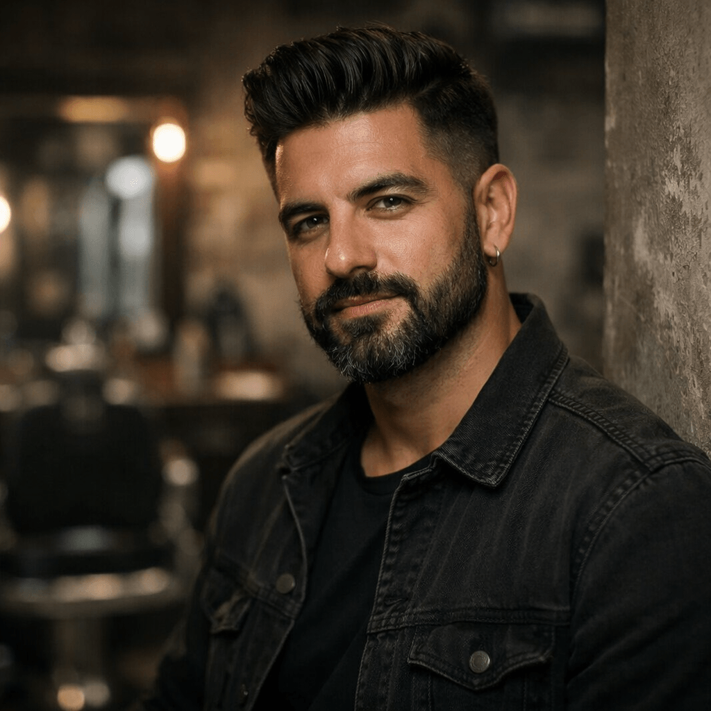 Lead barber portrait